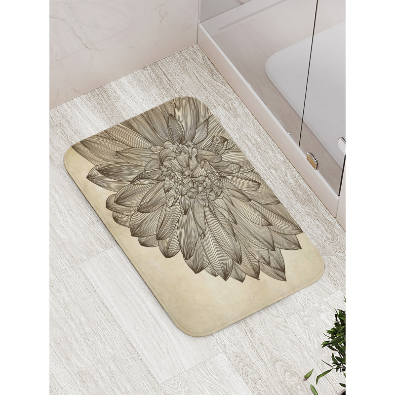 Vintage Blossom Grunge Bath Mat