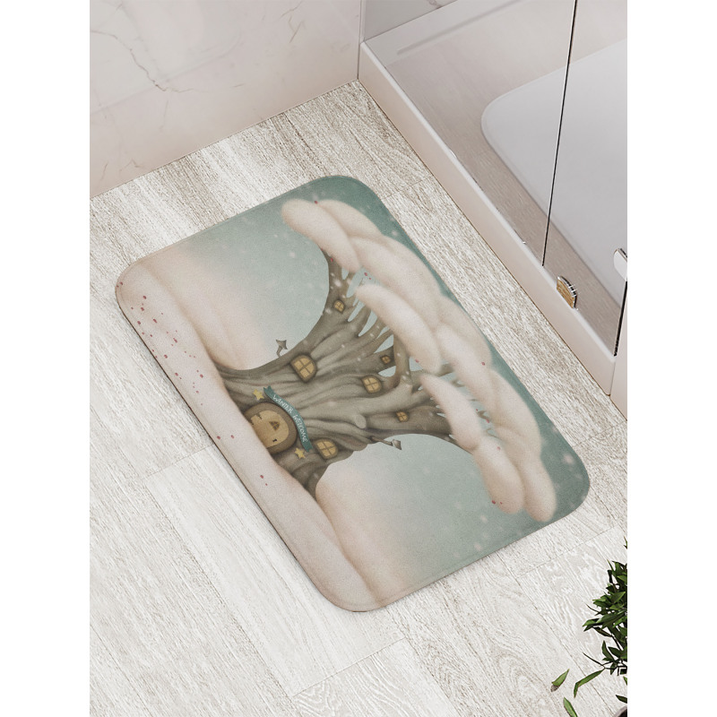 Tree in the Sky Fantasy Bath Mat