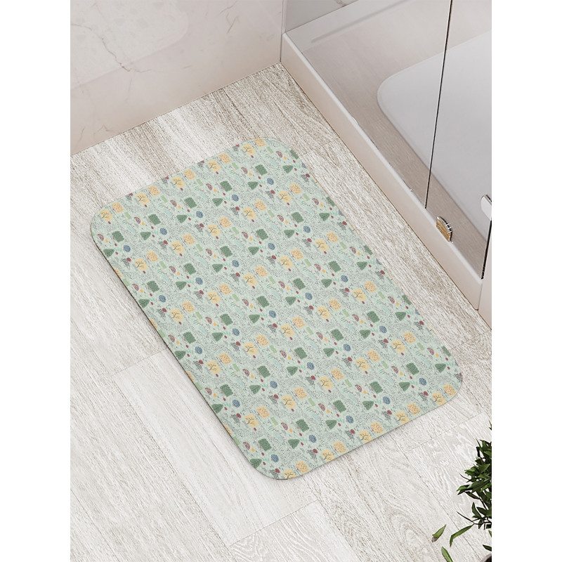 Forest Habitants Bath Mat