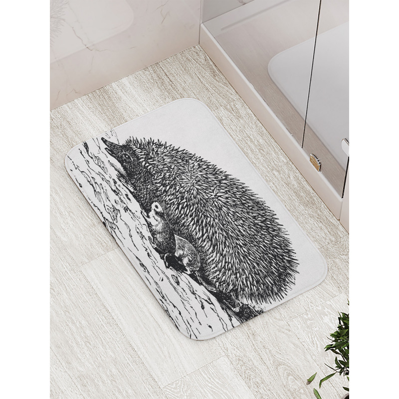 European Hedgehog Bath Mat