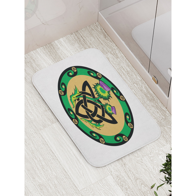 Knot Thorns Stem Bath Mat