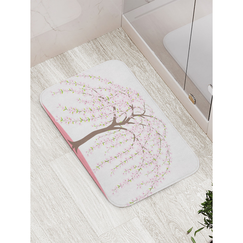 Flowers Oriental Bath Mat