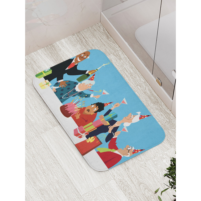 Cake Gifts Champagne Bath Mat