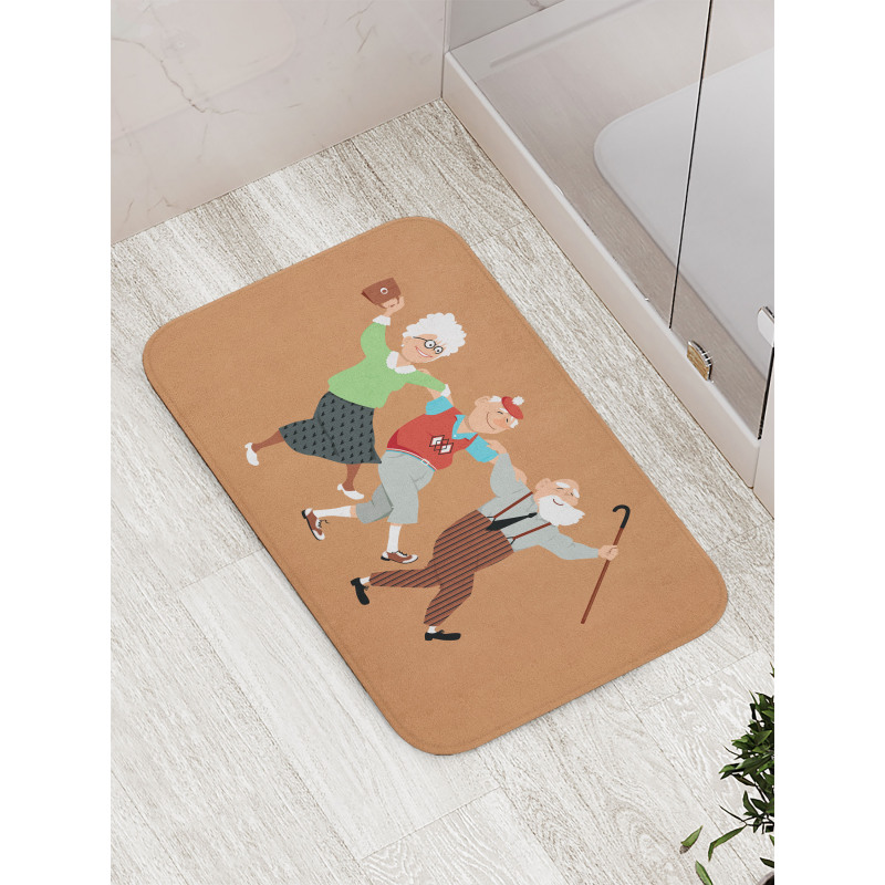 Senior Sirtaki Dance Bath Mat