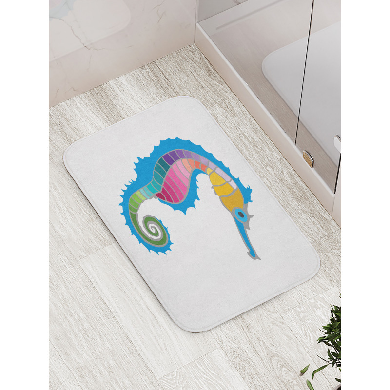 Colorful Graphic Form Bath Mat