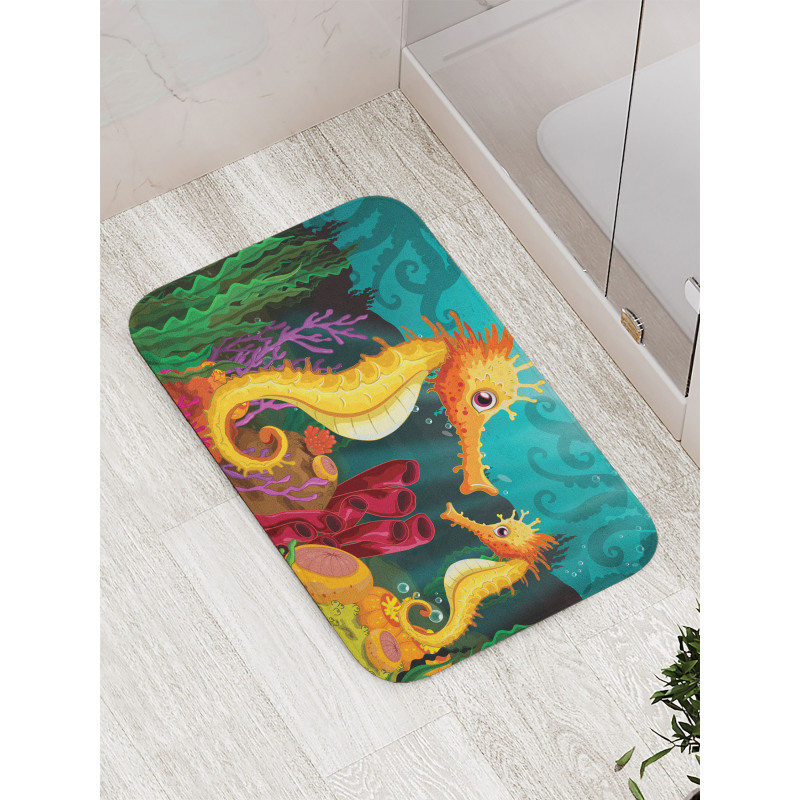 Seahorse Habitat Bath Mat