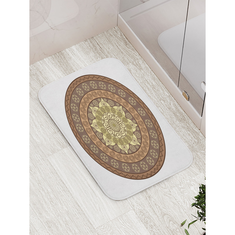 Simplistic Ornament Bath Mat