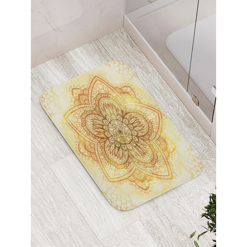 Overlapped Leaves Bath Mat