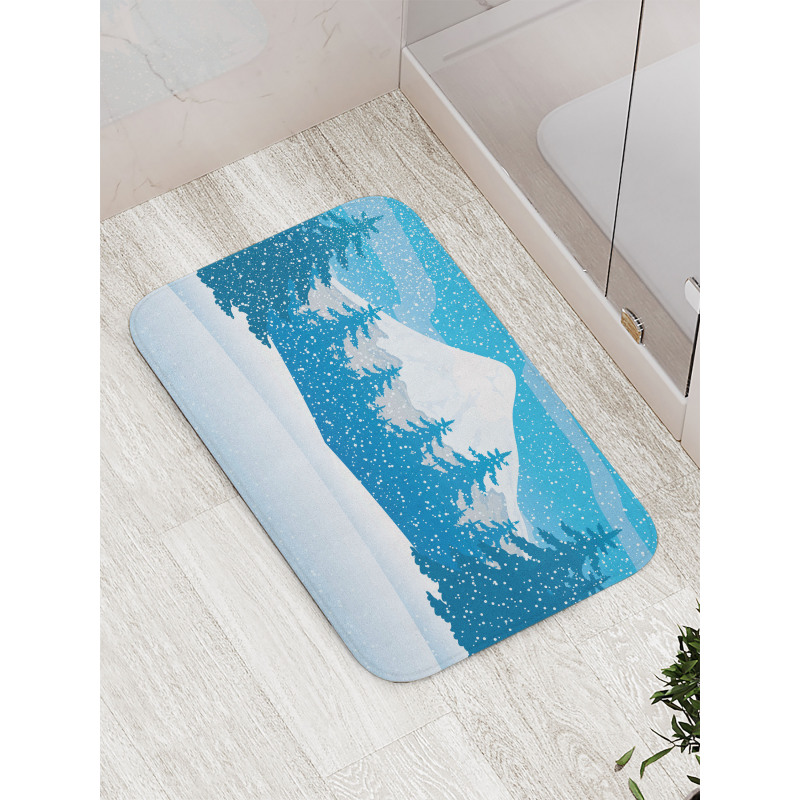 Mountain Forest Bath Mat