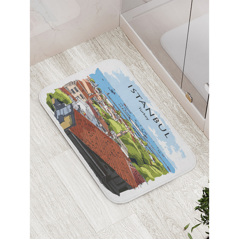 Sea Marmara Harbor Bath Mat