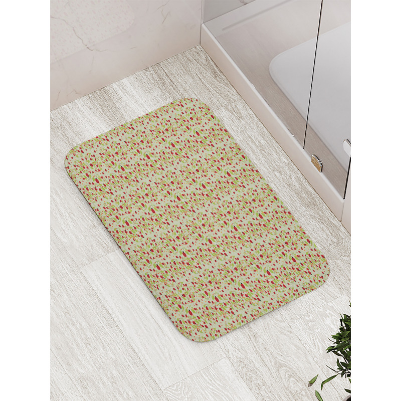 Vibrant Foliage Nature Bath Mat