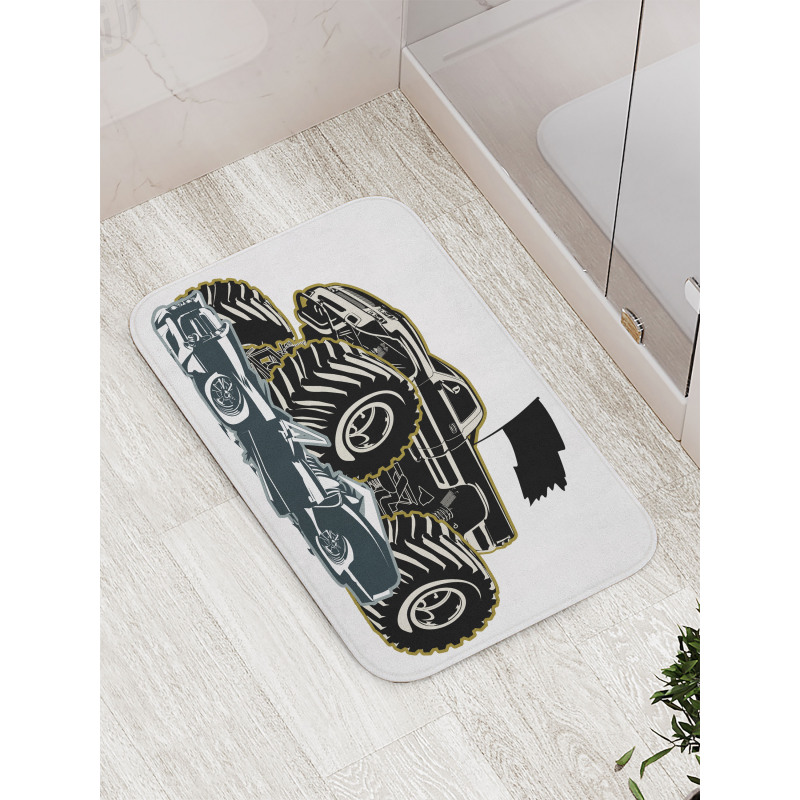 Rubber Tyre Car Bath Mat