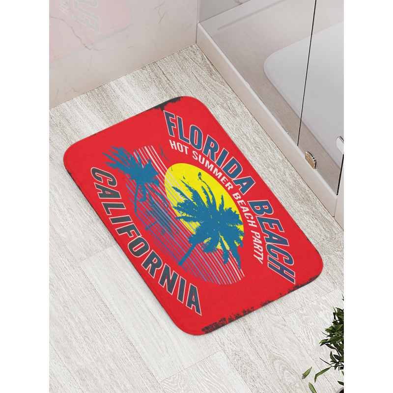 Summer Party California Bath Mat