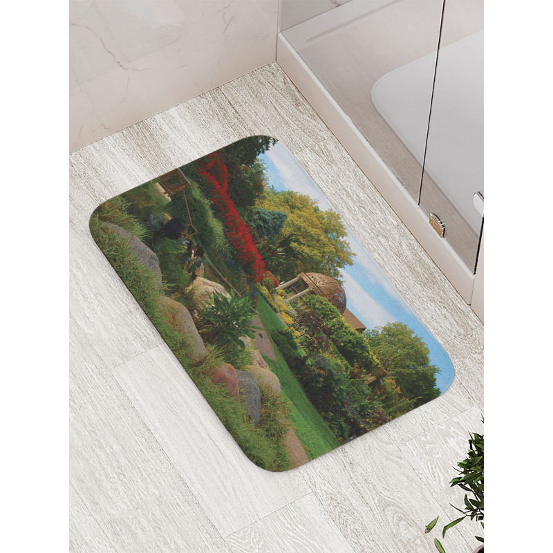 Gazebo Sunken Gardens Bath Mat