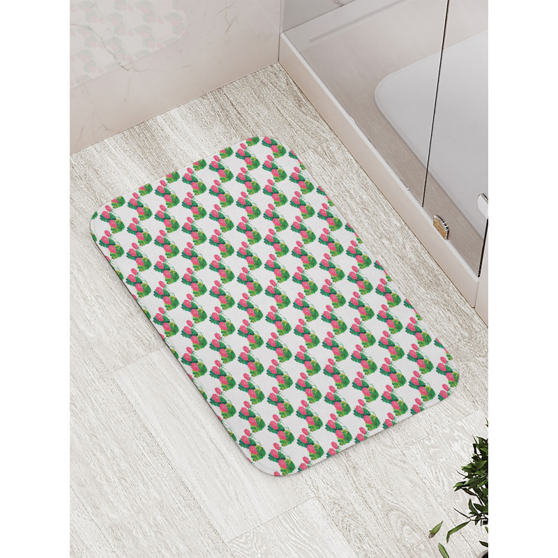 Abstract Raspberries Bath Mat