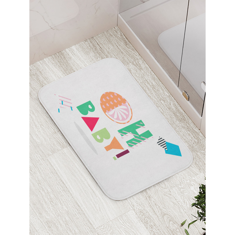 Flat Art Geometric Bath Mat