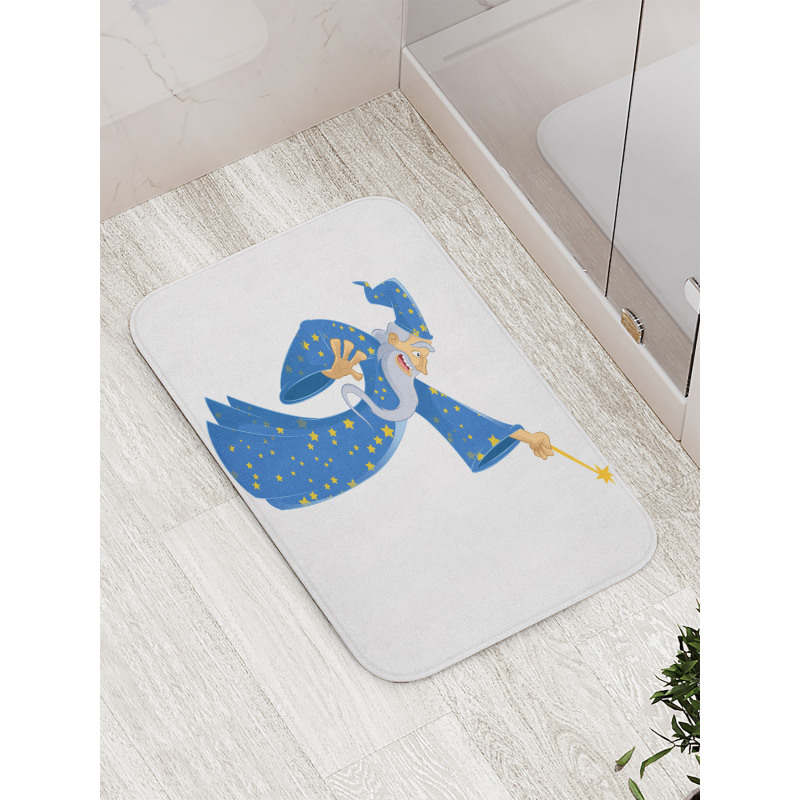 Old Man Abracadabra Bath Mat