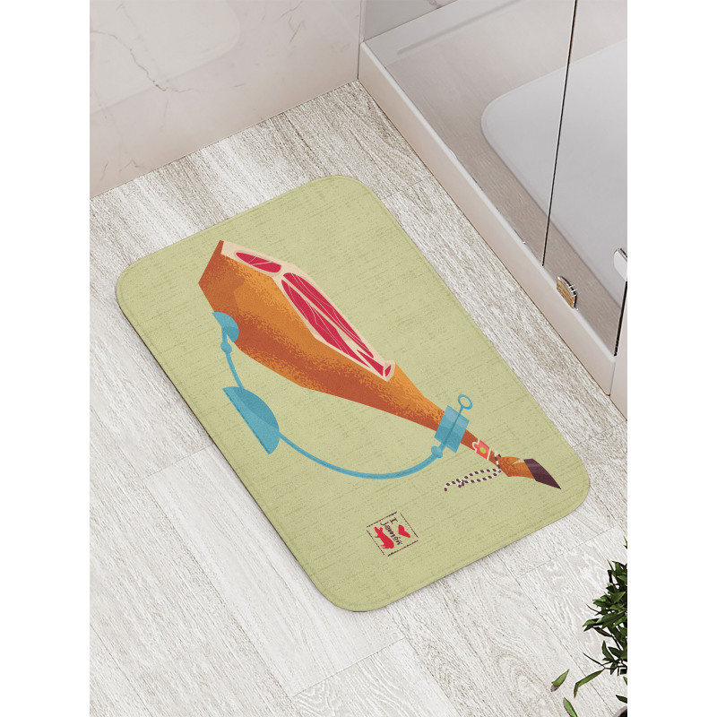 Dry-Cured Spanish Ham Bath Mat