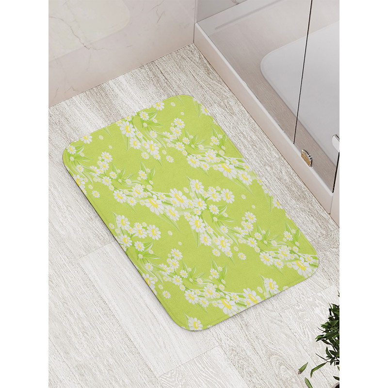 Fresh Green Springtime Bath Mat