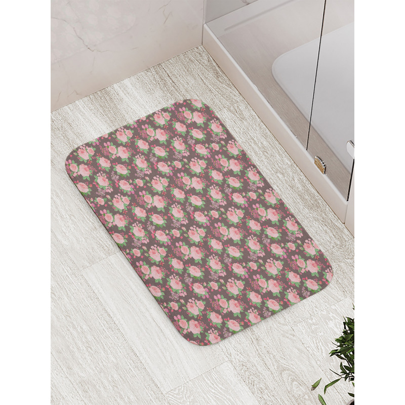 Bridal Romantic Posy Bath Mat