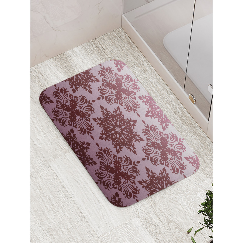 Swirled Classical Motif Bath Mat