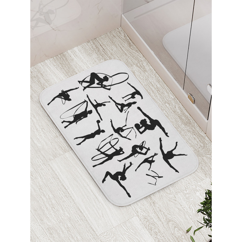 Aerobic Theme Design Bath Mat