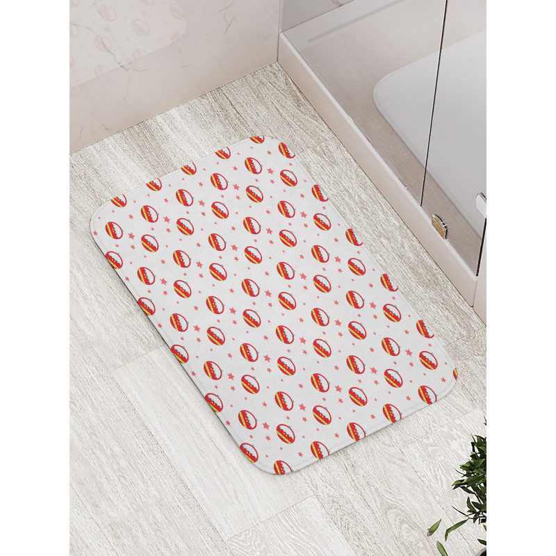 Ferris Wheel Cars Bath Mat