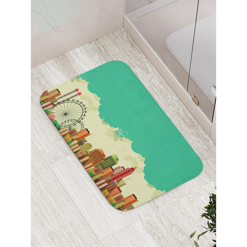 Vintage Metropolis Bath Mat