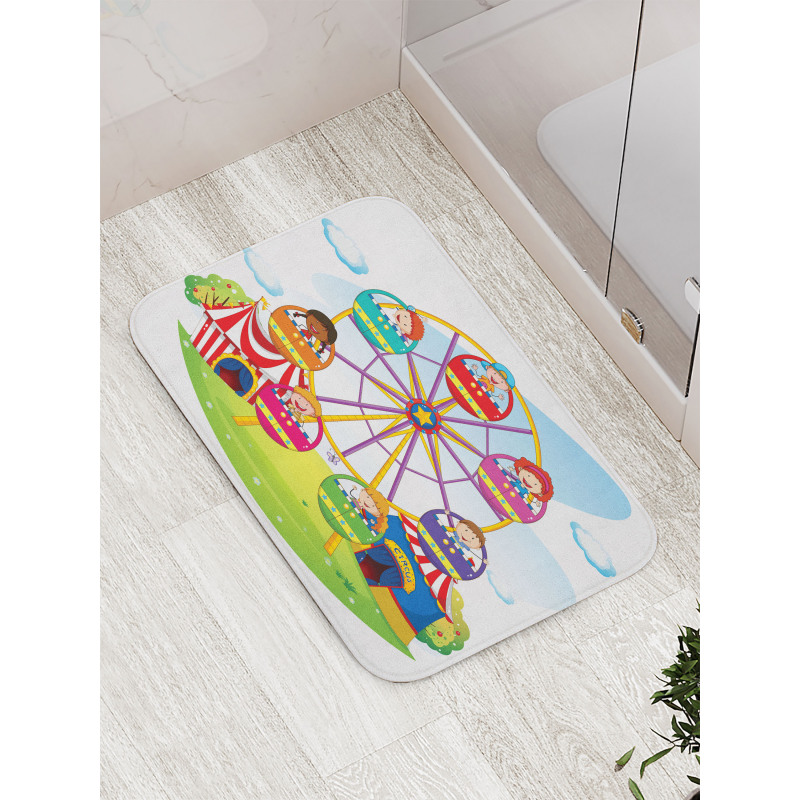 Children Fun Time Bath Mat