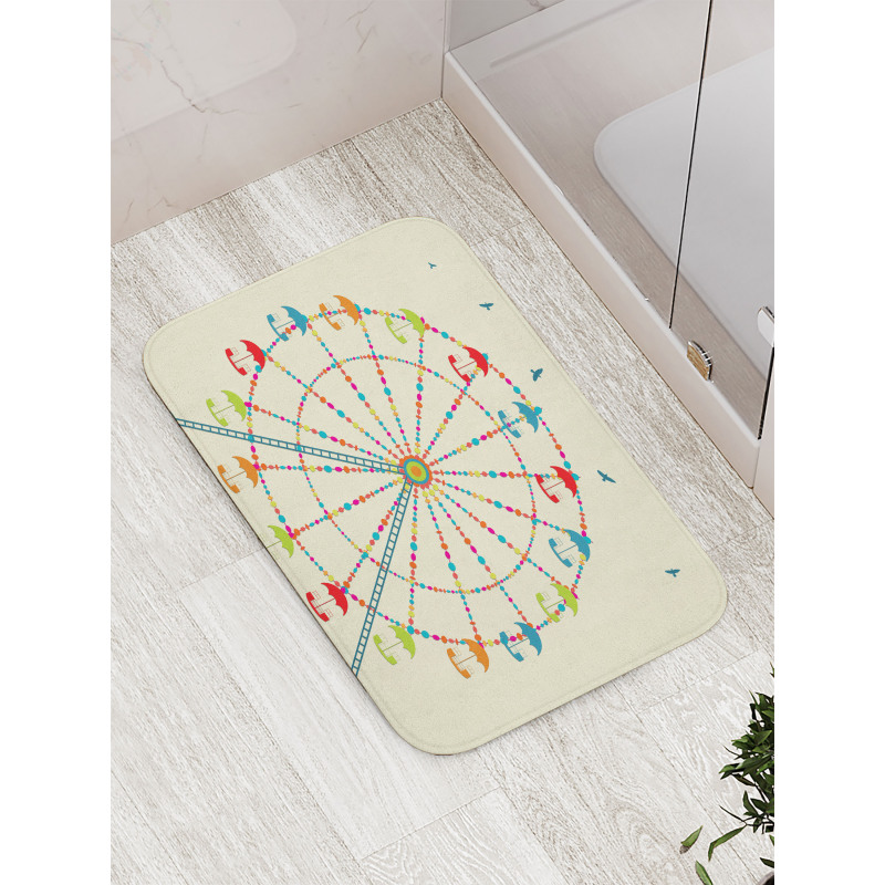 Colorful Structure Bath Mat