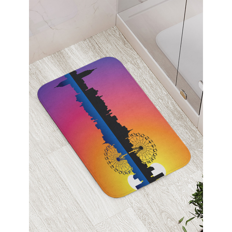 Skyline at Sunset Bath Mat