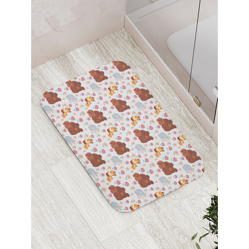Mothers Day Baby and Mom Bath Mat