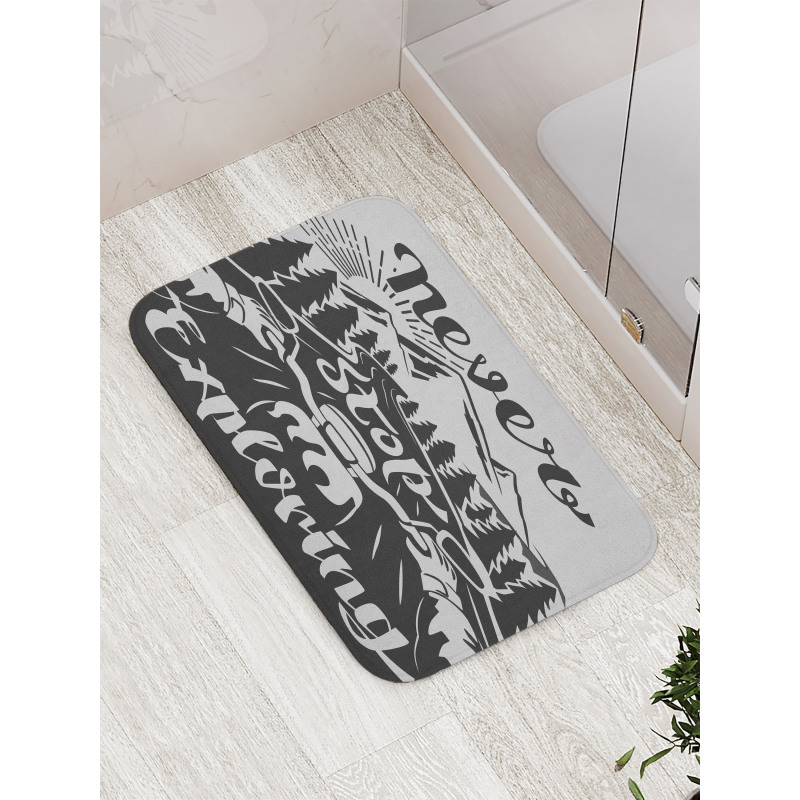 Road to the Mountains Bath Mat