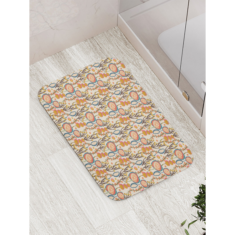 Colorful Abstract Design Bath Mat