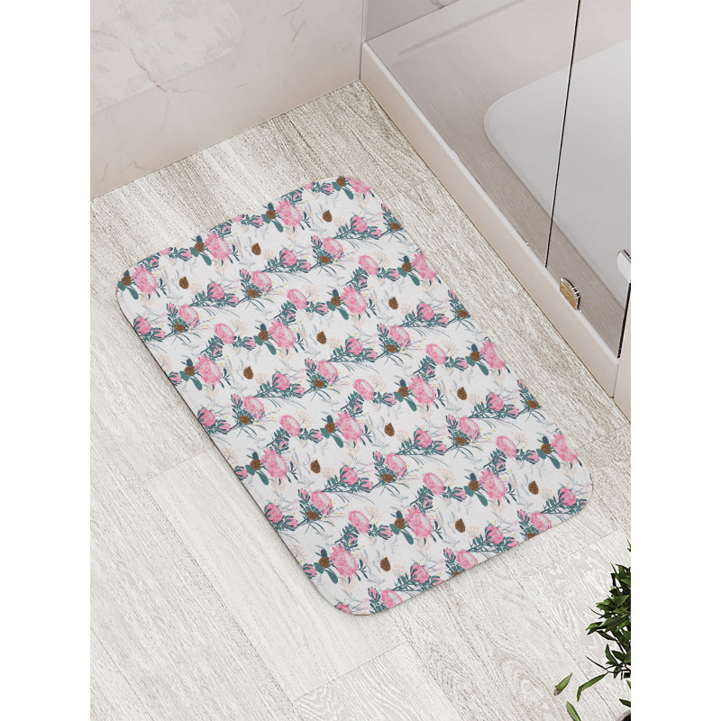 Feminine Blossoms Nature Bath Mat