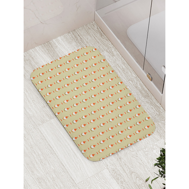 Funny Elf with Beard Bath Mat