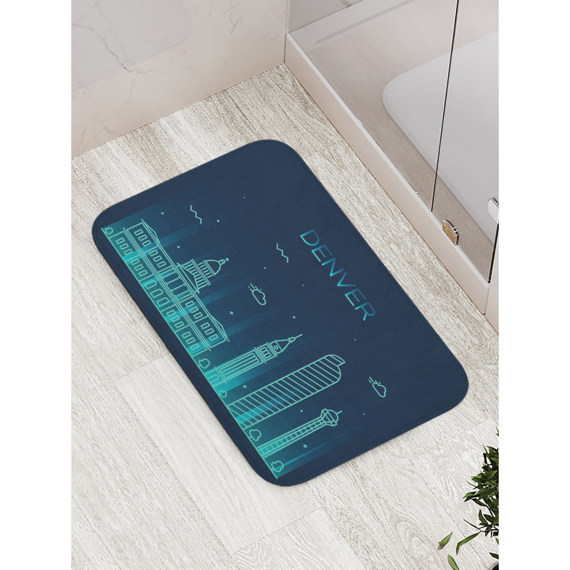 Denver Metropolis Landmark Bath Mat