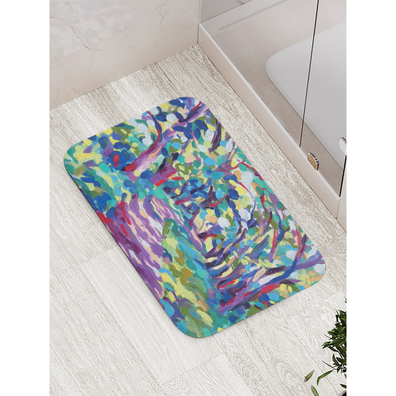 Woodland Nature Colorful Bath Mat