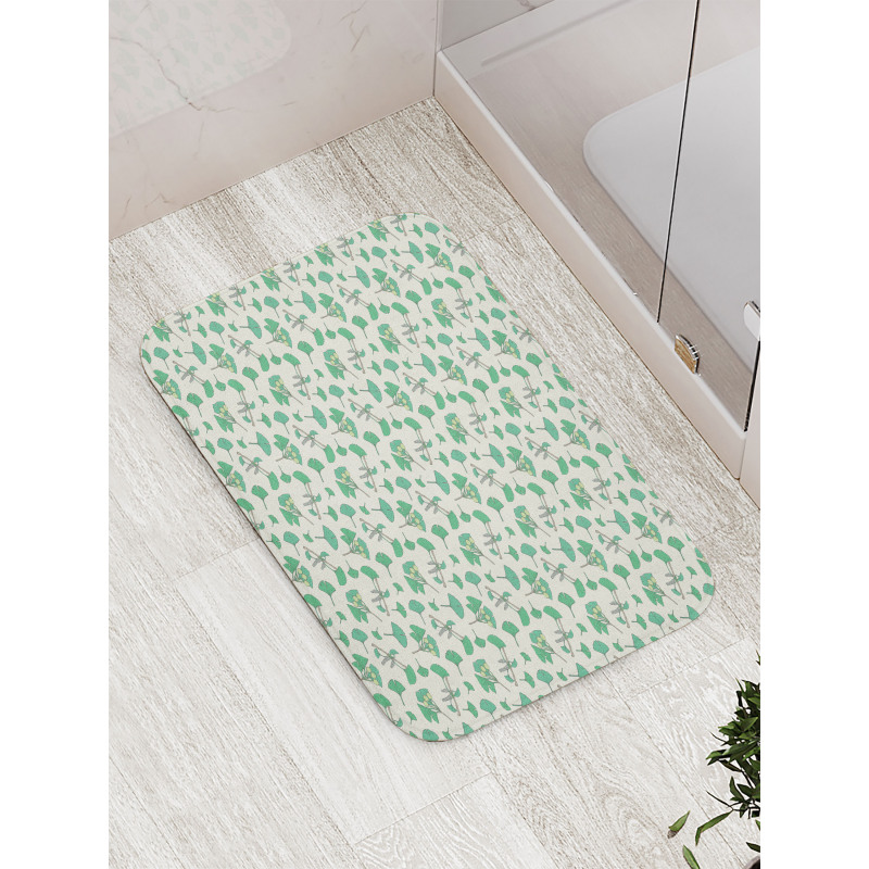 Berries Leaves Botanical Bath Mat