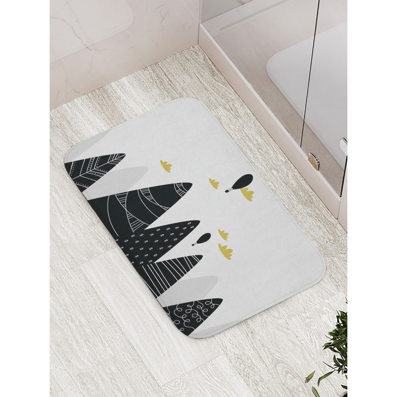 Clouds Mountain Region Bath Mat