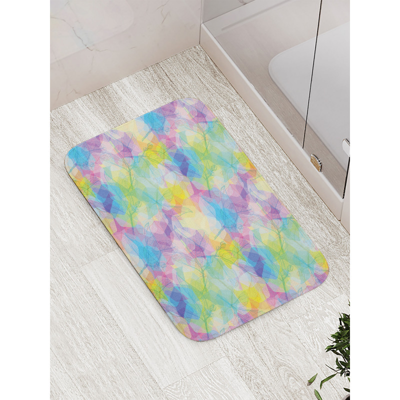 Dreamy Retro Botany Bath Mat