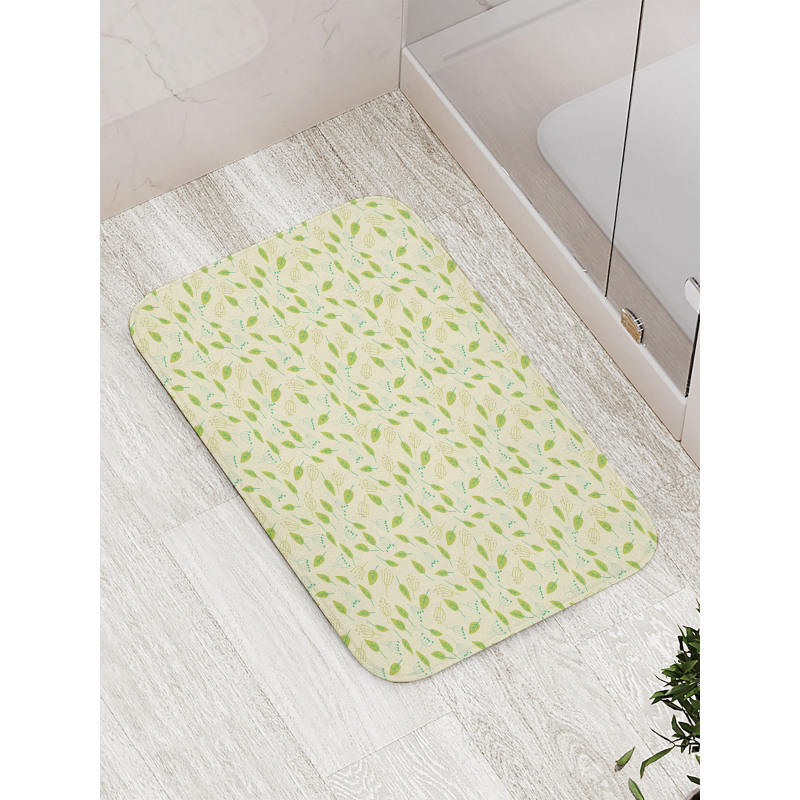 Ornamental Nature Botanical Bath Mat