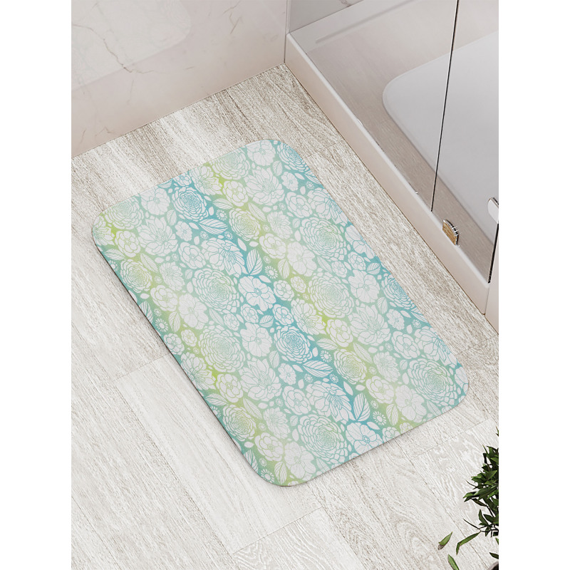 Soft Toned Blossom Petals Bath Mat