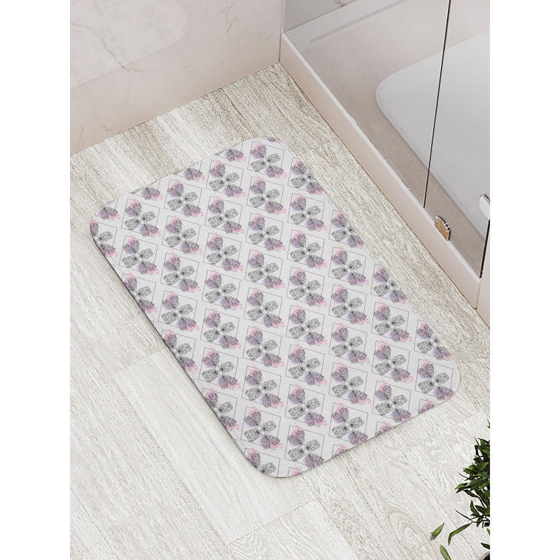 Classic Baroque Wings Bath Mat