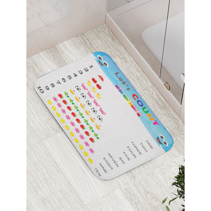 Count to Ten Learning Bath Mat