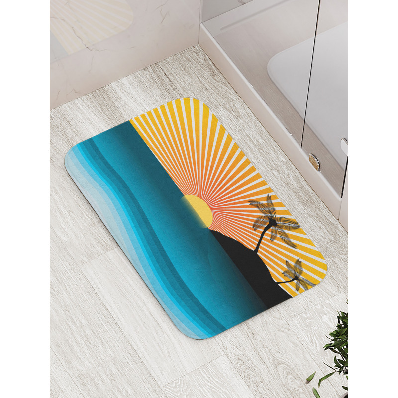 Sunset Horizon Panorama Bath Mat