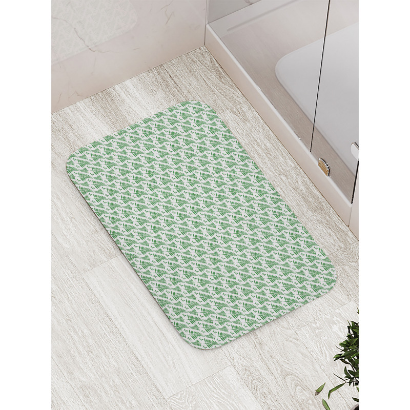 Simple Creative Ecology Theme Bath Mat