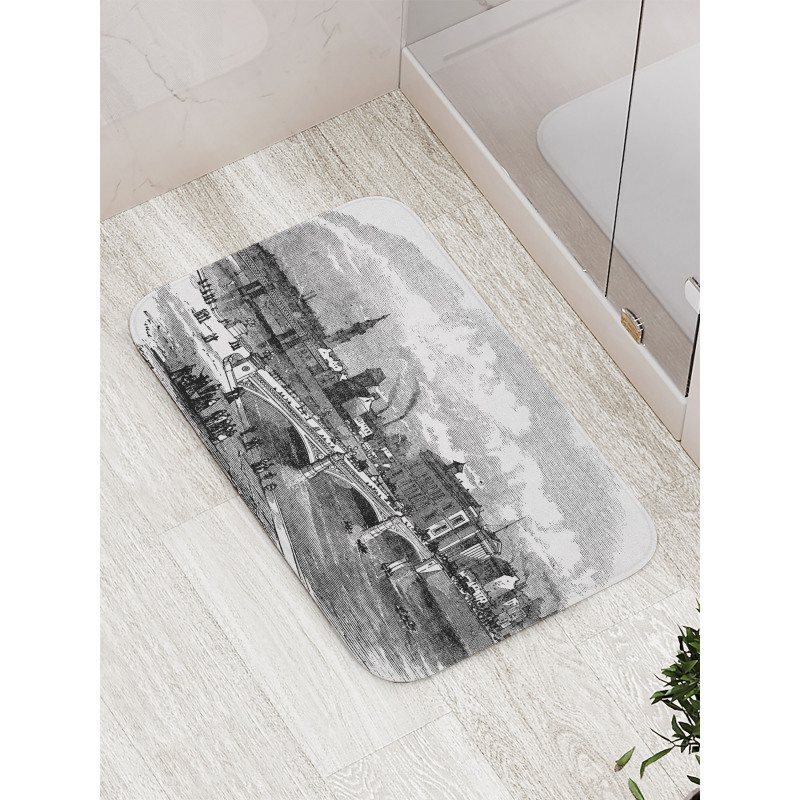 Albert Bridge Glasgow Art Bath Mat