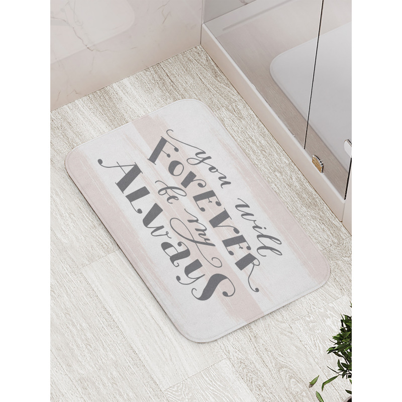 Love Inspiration Strokes Bath Mat