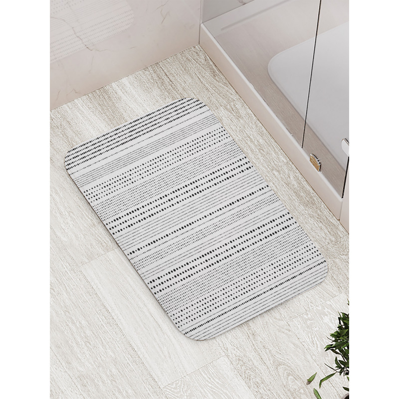 Vertical Big Little Dots Bath Mat